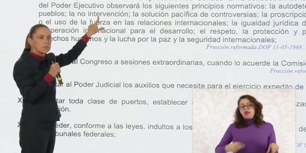 Sheinbaum ve lejana la posibilidad de una intervención de EU en México