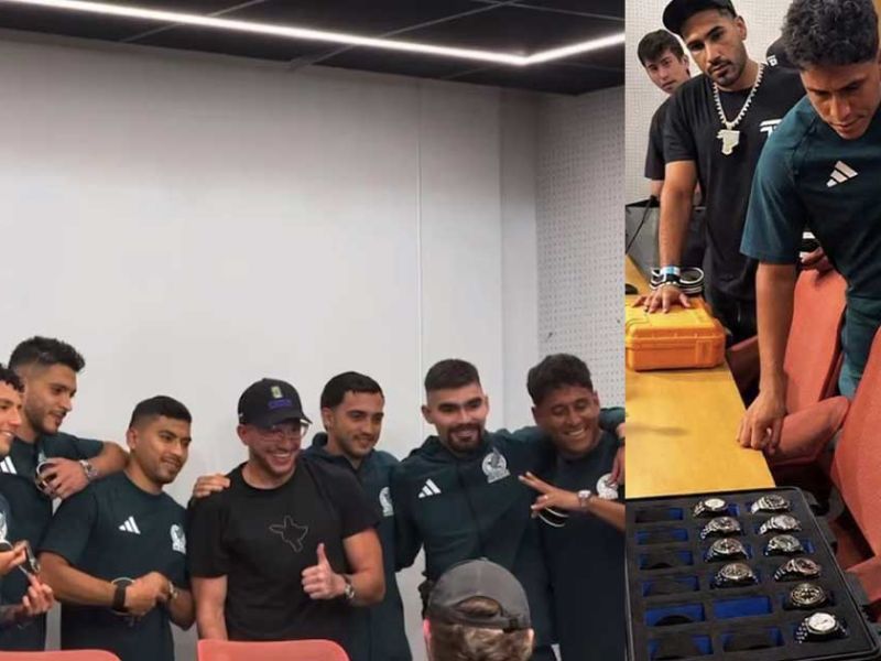 Influencer regala exclusivos Rolex al Tri tras avanzar a Octavos del Mundial