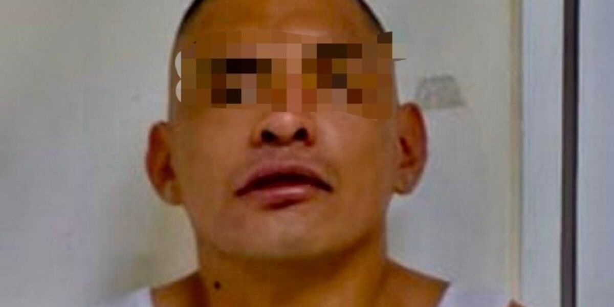 Él es Uriel “N”, sujeto detenido por tocar indebidamente a Sheinbaum