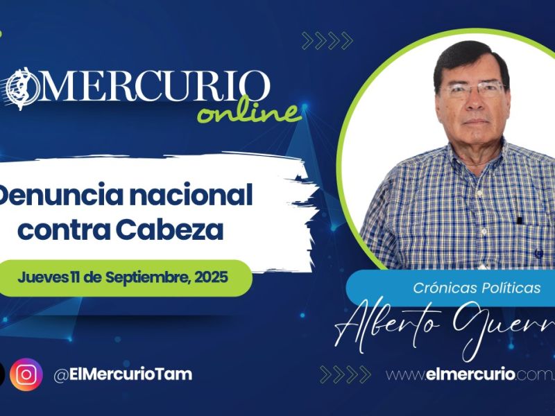 Denuncia nacional contra Cabeza