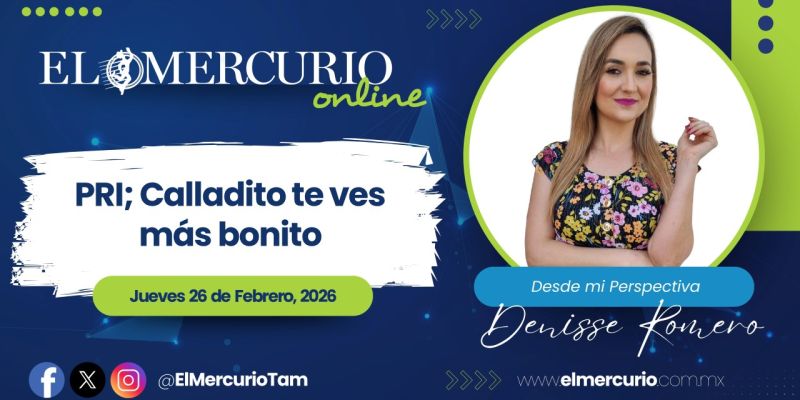 PRI; Calladito te ves más bonito