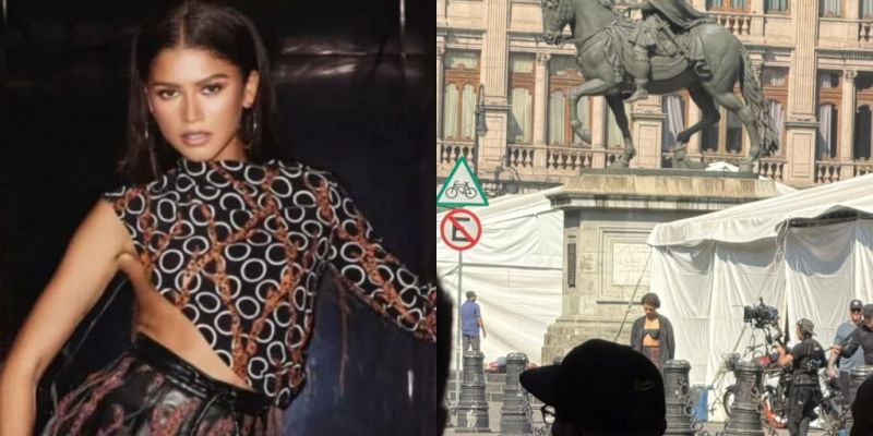 Zendaya causa revuelo en el Centro Histórico de la Ciudad de México